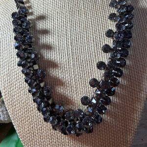 Stunning Elegant Purple Crystal Necklace